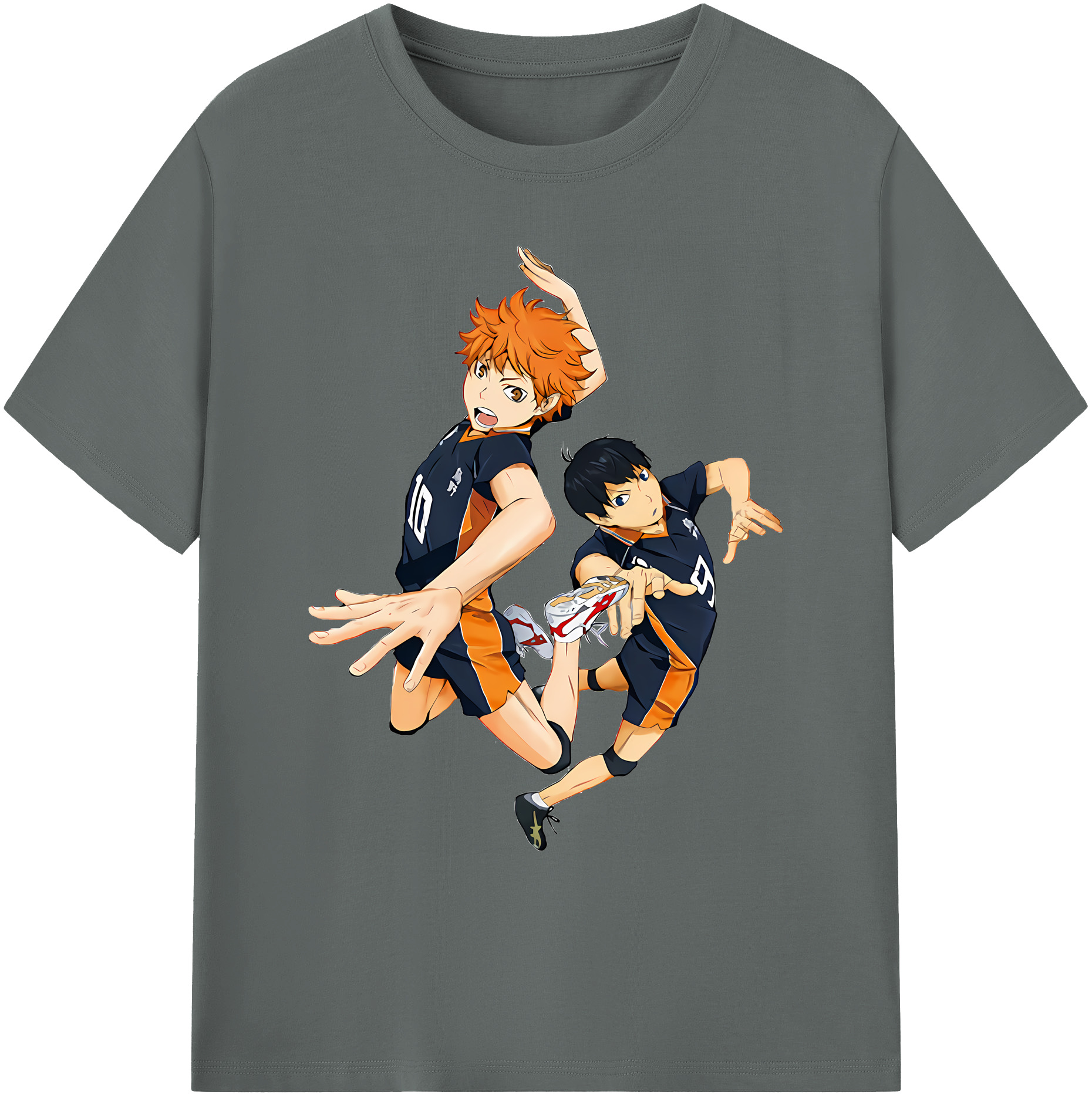 （画像用） ハイキュー!! Haikyu!! 綿100％ メンズ半袖Tシャツ｜肌触りやわらか＆通気性